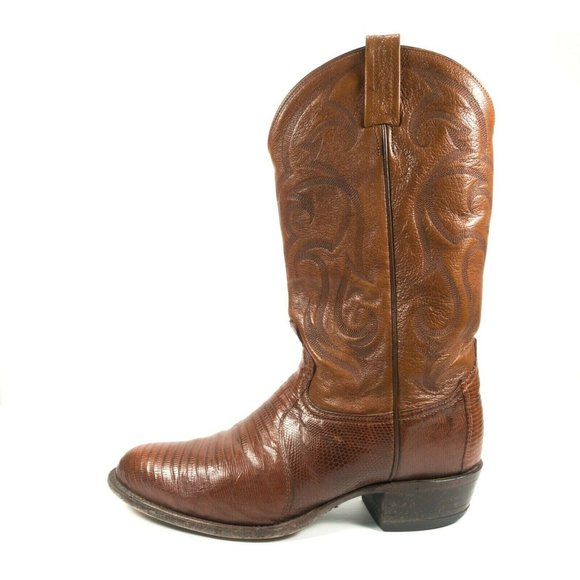 Tony Lama Exotic Leather Western Cowboy Boots